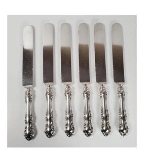 Antique R. Wallace Troy Knives – Set of 6 – Silver Plated – c.1902